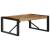 Masuta de cafea multicolora 80x80x35 cm lemn masiv recuperat GartenMobel Dekor