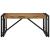 Masuta de cafea multicolora 80x80x35 cm lemn masiv recuperat GartenMobel Dekor