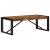 Masuta de cafea multicolora 100x50x35 cm lemn masiv recuperat GartenMobel Dekor