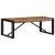 Masuta de cafea multicolora 100x50x35 cm lemn masiv recuperat GartenMobel Dekor