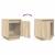Noptiere cu lumini LED 2 buc Stejar Sonoma 38x34x50 cm GartenMobel Dekor