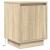Noptiere cu lumini LED 2 buc Stejar Sonoma 38x34x50 cm GartenMobel Dekor