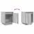 Noptiere cu lumini LED 2 buc Gri Sonoma 38x34x50 cm GartenMobel Dekor