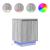 Noptiere cu lumini LED 2 buc Gri Sonoma 38x34x50 cm GartenMobel Dekor