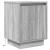 Noptiere cu lumini LED 2 buc Gri Sonoma 38x34x50 cm GartenMobel Dekor