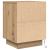 Noptiere cu lumini LED 2 buc Stejar Artisan 38x34x50 cm GartenMobel Dekor