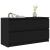 Dulap TV, negru, 100x35x54 cm, lemn prelucrat GartenMobel Dekor