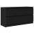 Dulap TV, negru, 100x35x54 cm, lemn prelucrat GartenMobel Dekor