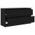 Dulap TV, negru, 100x35x54 cm, lemn prelucrat GartenMobel Dekor