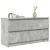 Comodă TV, gri beton, 100x35x54 cm, lemn prelucrat GartenMobel Dekor