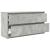 Comodă TV, gri beton, 100x35x54 cm, lemn prelucrat GartenMobel Dekor