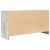 Comodă TV, gri beton, 100x35x54 cm, lemn prelucrat GartenMobel Dekor