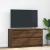 Comodă TV, stejar maro, 100x35x54 cm, lemn prelucrat GartenMobel Dekor