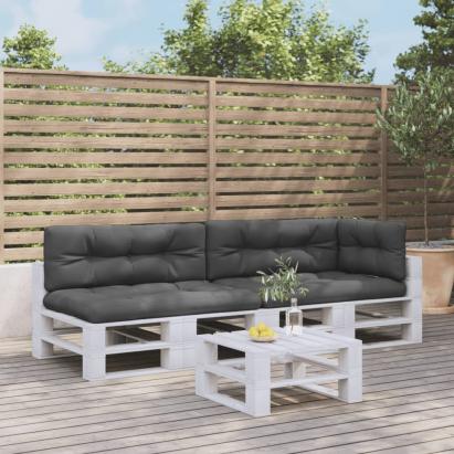 Perne pentru paleți, 5 buc., antracit, material textil GartenMobel Dekor