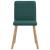 Scaune de bucătărie, 6 buc., verde închis, material textil GartenMobel Dekor