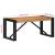 Masuta de cafea 80x40x35 cm din lemn masiv de salcam GartenMobel Dekor