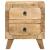 Noptiera 2 buc 40x32x46 cm Lemn masiv Mango brut GartenMobel Dekor