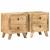 Noptiera 2 buc 40x32x46 cm Lemn masiv Mango brut GartenMobel Dekor
