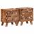Noptiera 2 buc 40x32x46 cm lemn masiv recuperat GartenMobel Dekor