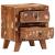 Noptiera 2 buc 40x32x46 cm lemn masiv recuperat GartenMobel Dekor