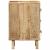 Noptiera 2 buc 37x32x50 cm Lemn masiv Mango brut GartenMobel Dekor