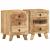Noptiera 2 buc 37x32x50 cm Lemn masiv Mango brut GartenMobel Dekor