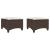 Scaune de grădină cu perne 2 buc Maro 55x55x36 cm Poly Ratan GartenMobel Dekor