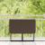 Masă pliabilă de grădină maro 90x51x75 cm Poly Ratan GartenMobel Dekor
