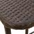 Masă pliabilă de grădină maro 90x51x75 cm Poly Ratan GartenMobel Dekor