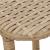 Masă pliabilă de grădină bej 90x51x75 cm Poly Ratan GartenMobel Dekor
