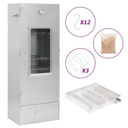 Afumătoare cuptor/grătar, generator fum rece, oțel galvanizat GartenMobel Dekor