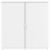 Dulapuri, alb, 2 buc., 79x38x80 cm, lemn prelucrat GartenMobel Dekor