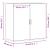 Dulapuri, alb, 2 buc., 79x38x80 cm, lemn prelucrat GartenMobel Dekor