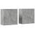 Dulapuri, 2 buc., gri beton, 79x38x80 cm, lemn prelucrat GartenMobel Dekor