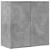 Dulapuri, 2 buc., gri beton, 79x38x80 cm, lemn prelucrat GartenMobel Dekor