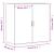 Dulapuri, 2 buc., gri beton, 79x38x80 cm, lemn prelucrat GartenMobel Dekor