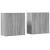 Comode, 2 buc., gri sonoma, 79x38x80 cm, lemn compozit GartenMobel Dekor