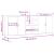 Servante, 3 piese, gri beton, lemn prelucrat GartenMobel Dekor