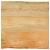 Blat masă cu margini naturale, 40x40x2,5 cm, lemn masiv mango GartenMobel Dekor