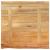 Blat masă cu margini naturale, 40x40x2,5 cm, lemn masiv mango GartenMobel Dekor