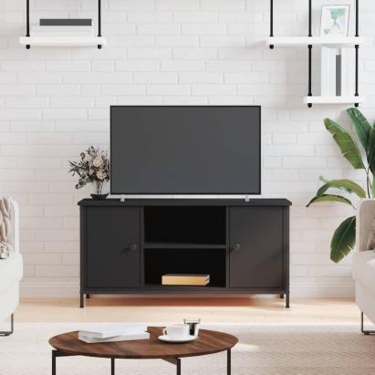 Comodă TV, negru, 100x40x50 cm, lemn prelucrat GartenMobel Dekor