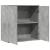 Servantă, gri beton, 79x38x80 cm, lemn compozit GartenMobel Dekor