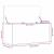 Cutie de depozitare, alb, 100x42x46 cm, lemn prelucrat GartenMobel Dekor