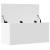 Cutie de depozitare, alb, 100x42x46 cm, lemn prelucrat GartenMobel Dekor