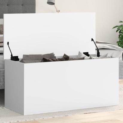 Cutie de depozitare, alb, 100x42x46 cm, lemn prelucrat GartenMobel Dekor