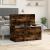 Cutie de depozitare stejar fumuriu, 100x42x46 cm lemn prelucrat GartenMobel Dekor