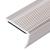 Profile trepte în formă de L, 5 buc. șampanie 90 cm aluminiu GartenMobel Dekor