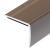 Profile trepte în formă de L, 15 buc., maro, 100 cm, aluminiu GartenMobel Dekor