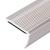 Profile trepte în formă de L, 5 buc. șampanie 100 cm aluminiu GartenMobel Dekor