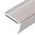 Profile trepte în formă de L, 15 buc. șampanie 100 cm aluminiu GartenMobel Dekor